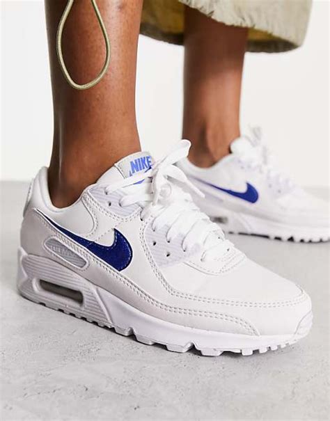 nike air blauw grijs wit|Blauw Nike Air Schoenen.